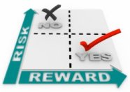 Image of risk versus reward