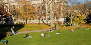 Image of a university quad