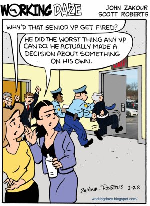 Management Cartoons about Decision Making related Topics