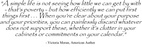 Victoria Moran quote on priorities